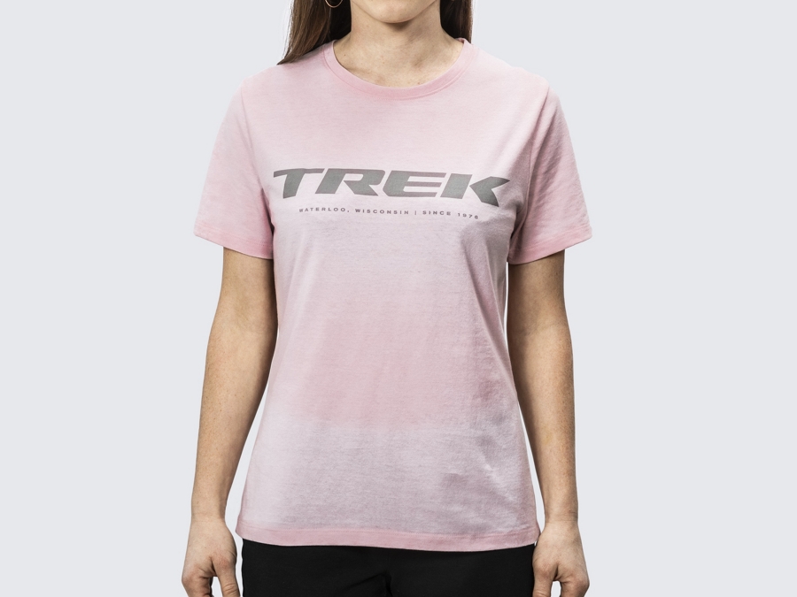 Shirt Trek Logo Tee Women's L Pink Heather