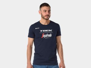 Oberteil Santini Trek-Segafredo T-Shirt S Dark Blue