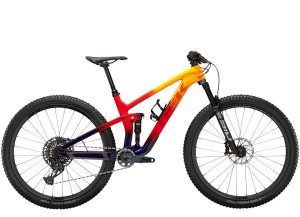 Trek Top Fuel 9.8 GX ML Marigold to Red to Purple Abyss Fade