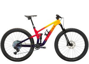 Trek Top Fuel 9.9 XX1 AXS S Marigold to Red to Purple Abyss Fade