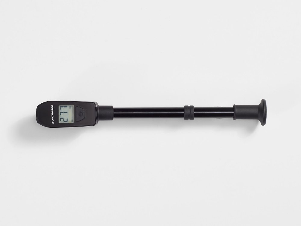 Bontrager Pumpe Dämpferpumpe mit Digitalanzeige Black