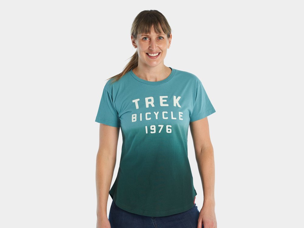 Trek Shirt Trek Fade T-Shirt Women M Emerald
