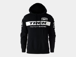 Unbekannt Shirt 100% Trek Factory Racing Hoodie L Black