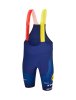 Santini Short Santini Trek Team Bib Medium Blue/Yellow