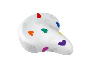 Electra Saddle Electra Heartchya 20in White